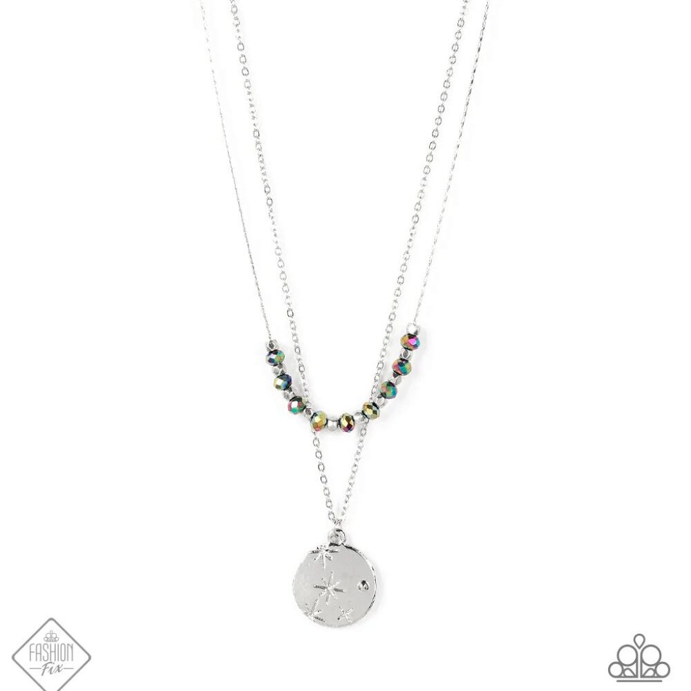 Paparazzi Jewelry - Stunning Supernova & Artificial Starlight Necklace & Earring - Picture 7 of 10